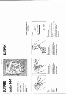 Sunpak 144 manual. Camera Instructions.